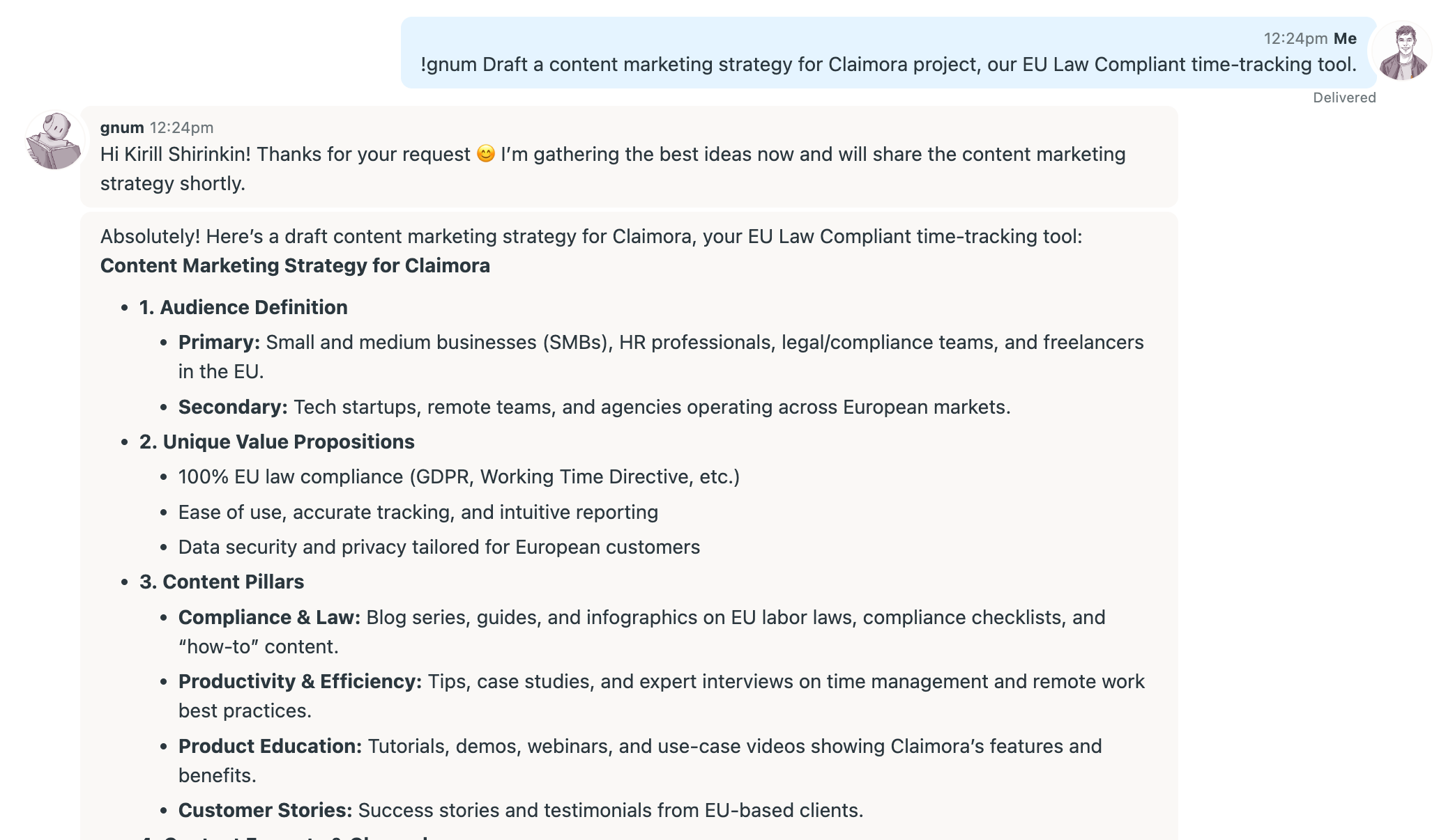 Gnum AI features in Basecamp